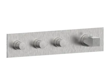 ALINE 49600V3 - 4 hole thermostatic stainless steel shower mixer by Rubinetterie Frattini - view 2